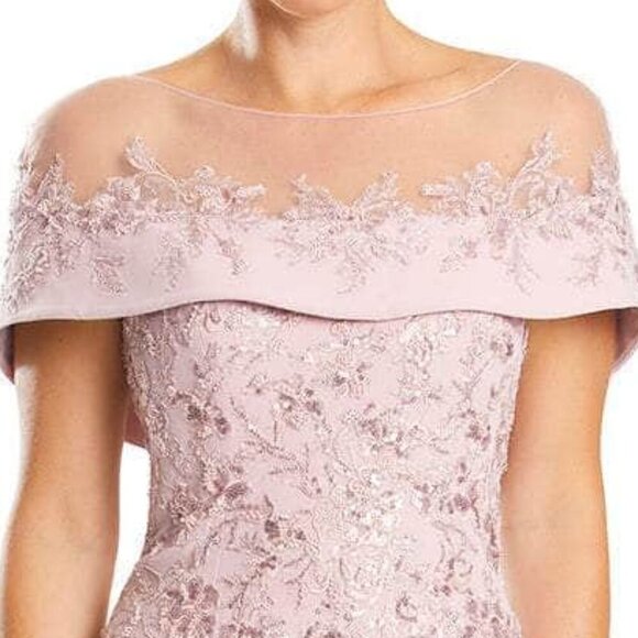 NWT Alexander by Daymor 1866F23 Mother of the Bride Dress Quartz Size 14 - Picture 4 of 10